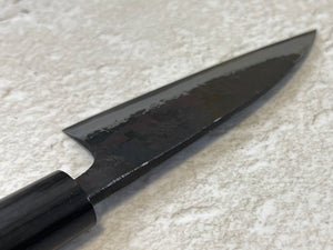 Tsunehisa Shirogami Kurochi Finish Ko-Bocho Deba Knife 105mm - Made in Japan 🇯🇵