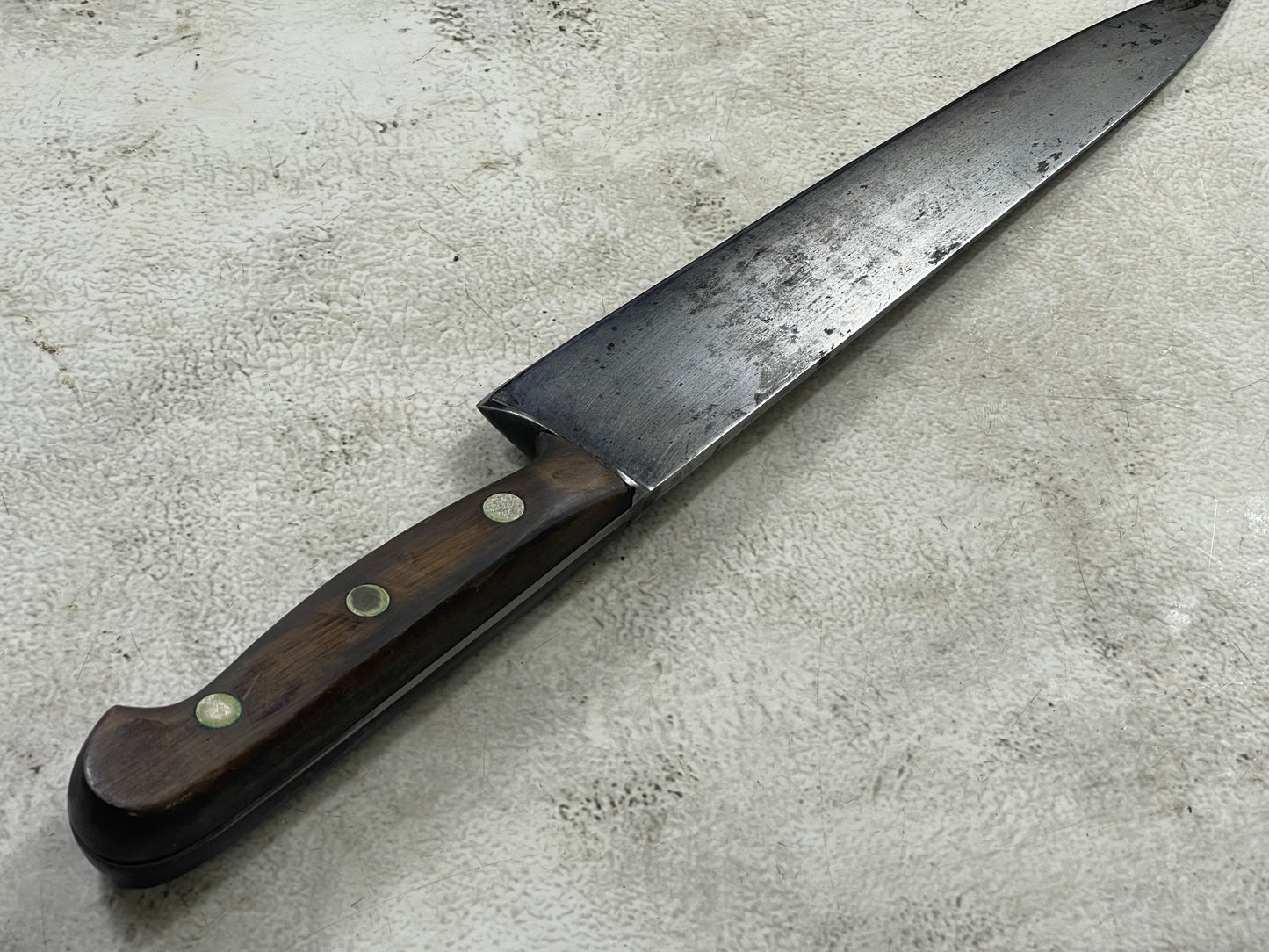 Vintage German 🇩🇪 Chef Knife 25cm Carbon Stell 1912