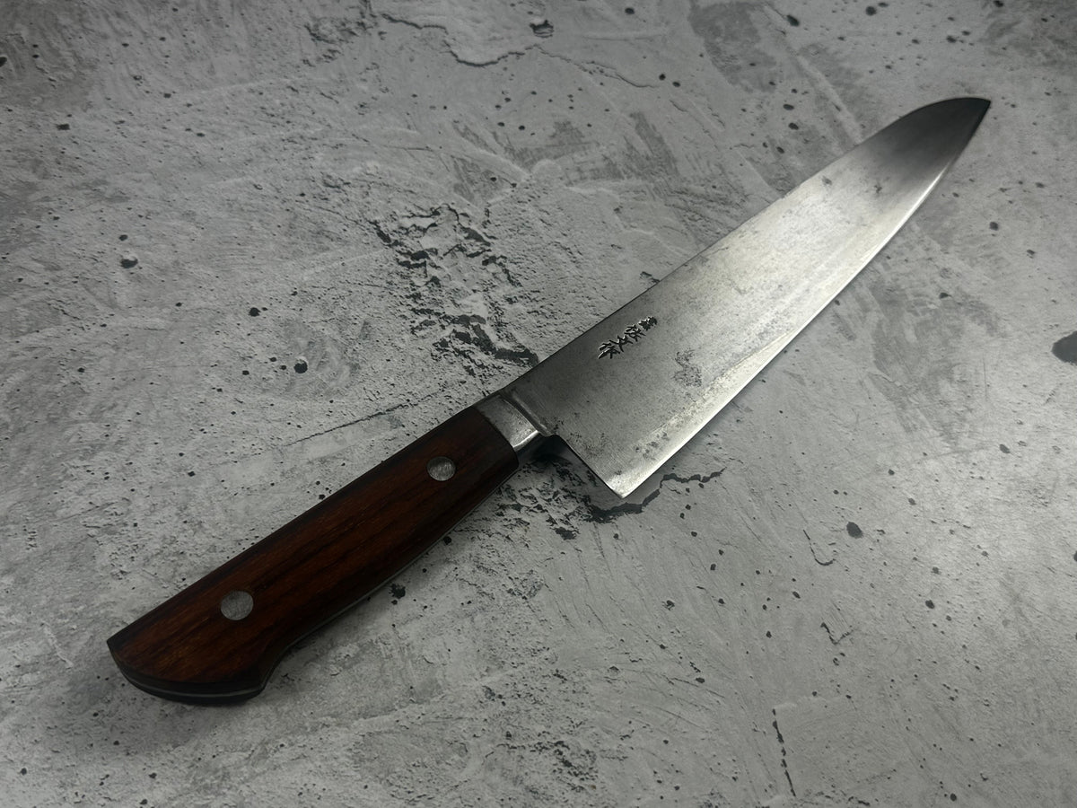 Vintage Toroku Sabun Saku Gyuto Knife 250mm Carbon Steel 2290