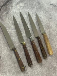 Vintage French Knife Set 5x Paring Made in France 🇫🇷 1613