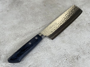 Masutani Kokuryu Usuba 160mm Blue Pakkawood Handle