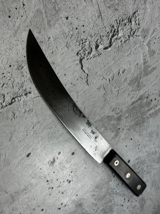 Vintage A. & L. Hofmann Butcher Knife 260mm  Carbon Steel Blade Made in German 2001