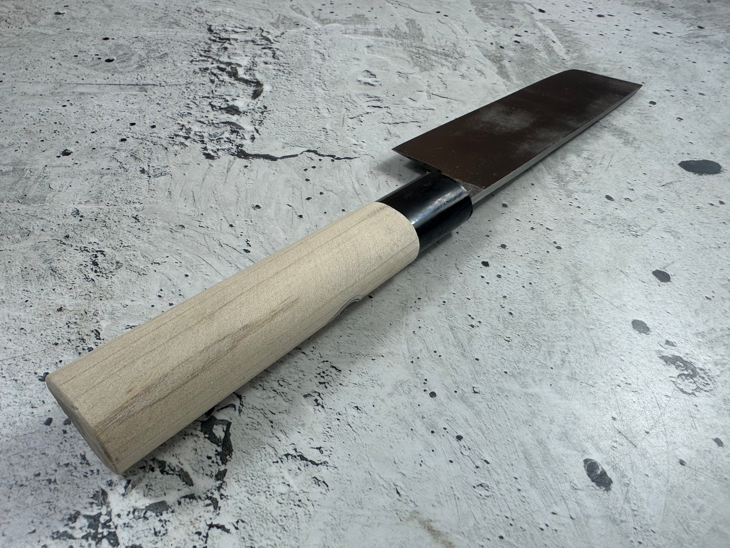 Vintage Feather Usuba Knife 150mm Carbon Steel 2158