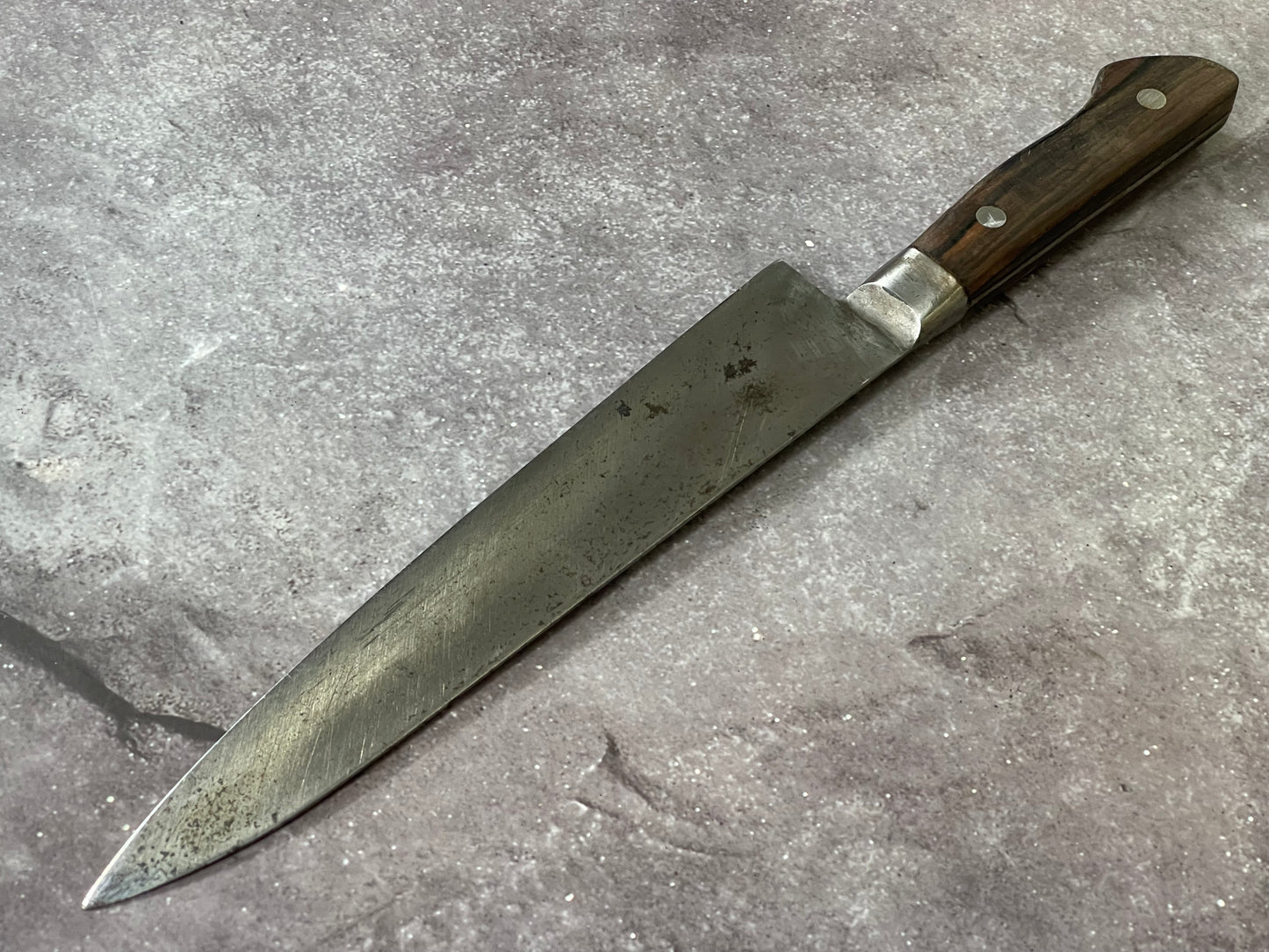 Vintage Japanese Gyuto Knife 210mm Made in Japan 🇯🇵 1631