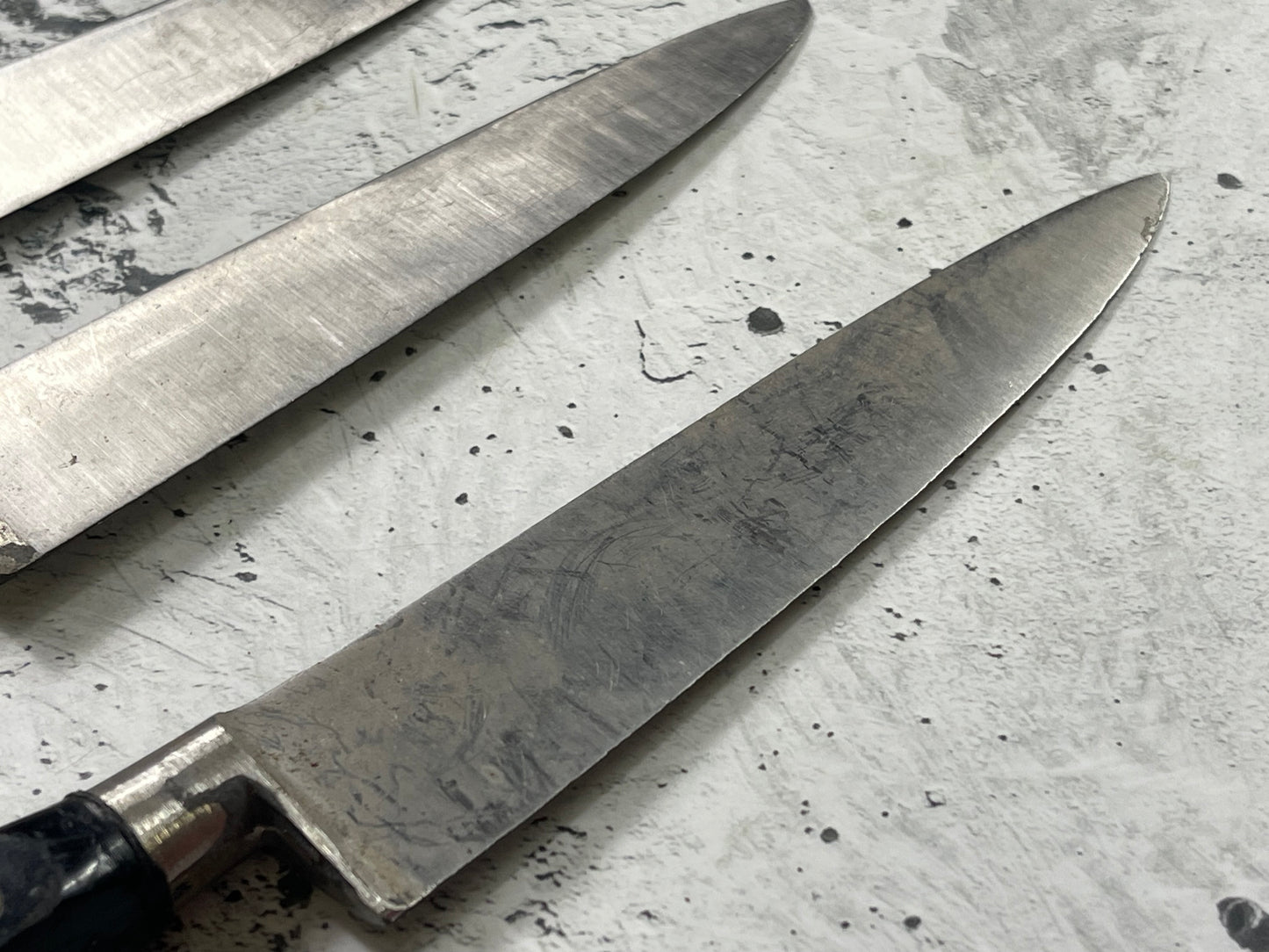 Knife Set Project unfinished French Sabatier Knife Set 3x Made In France 🇫🇷 1541