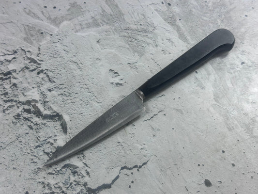 Vintage French Nogent Style Paring Knife 80mm Inox Steel POM Handle 2204