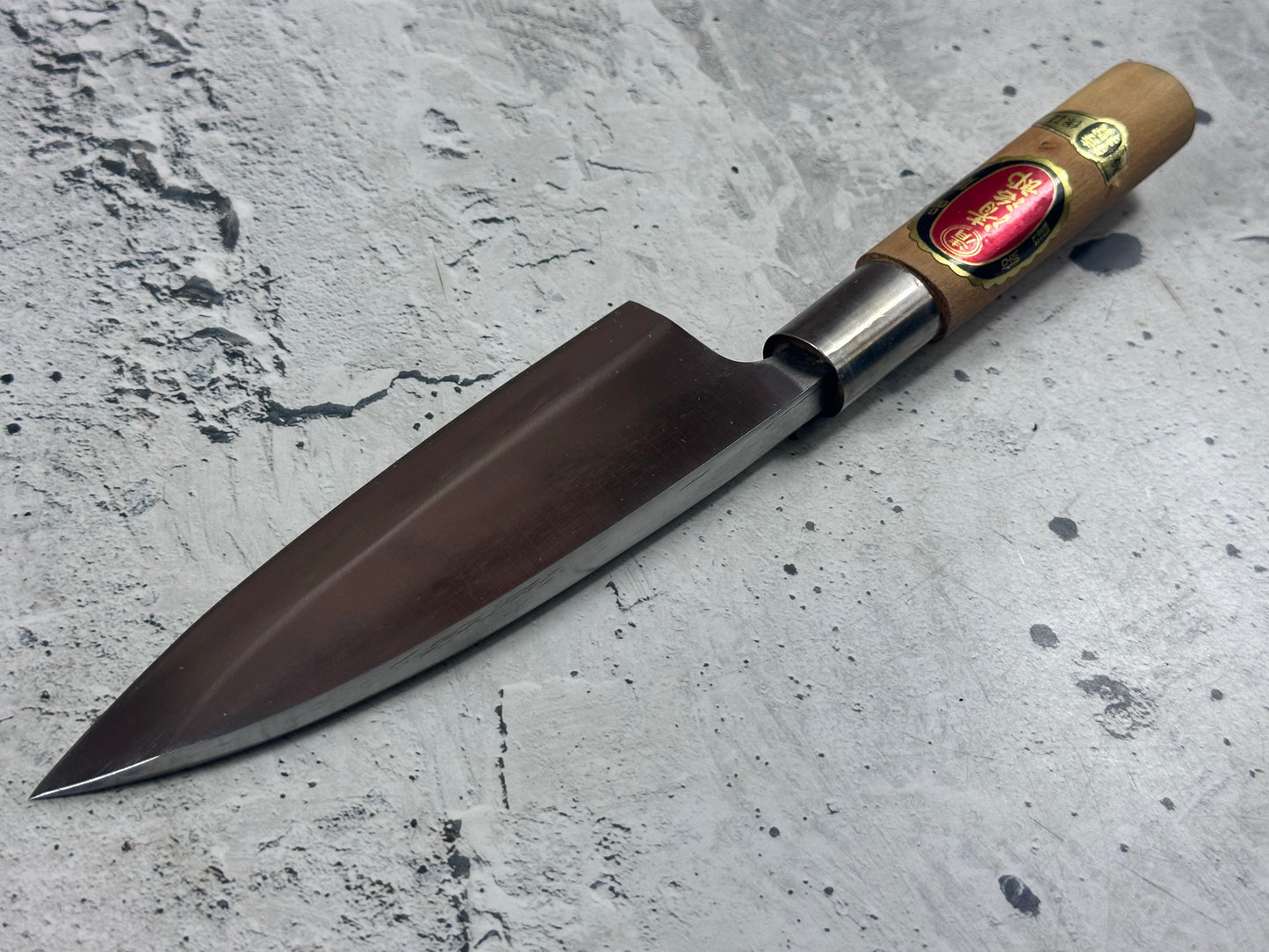 Vintage Seijiro Sakai Kokaji Takehiro Yanagiba Knife Set 2x Carbon Steel 2150