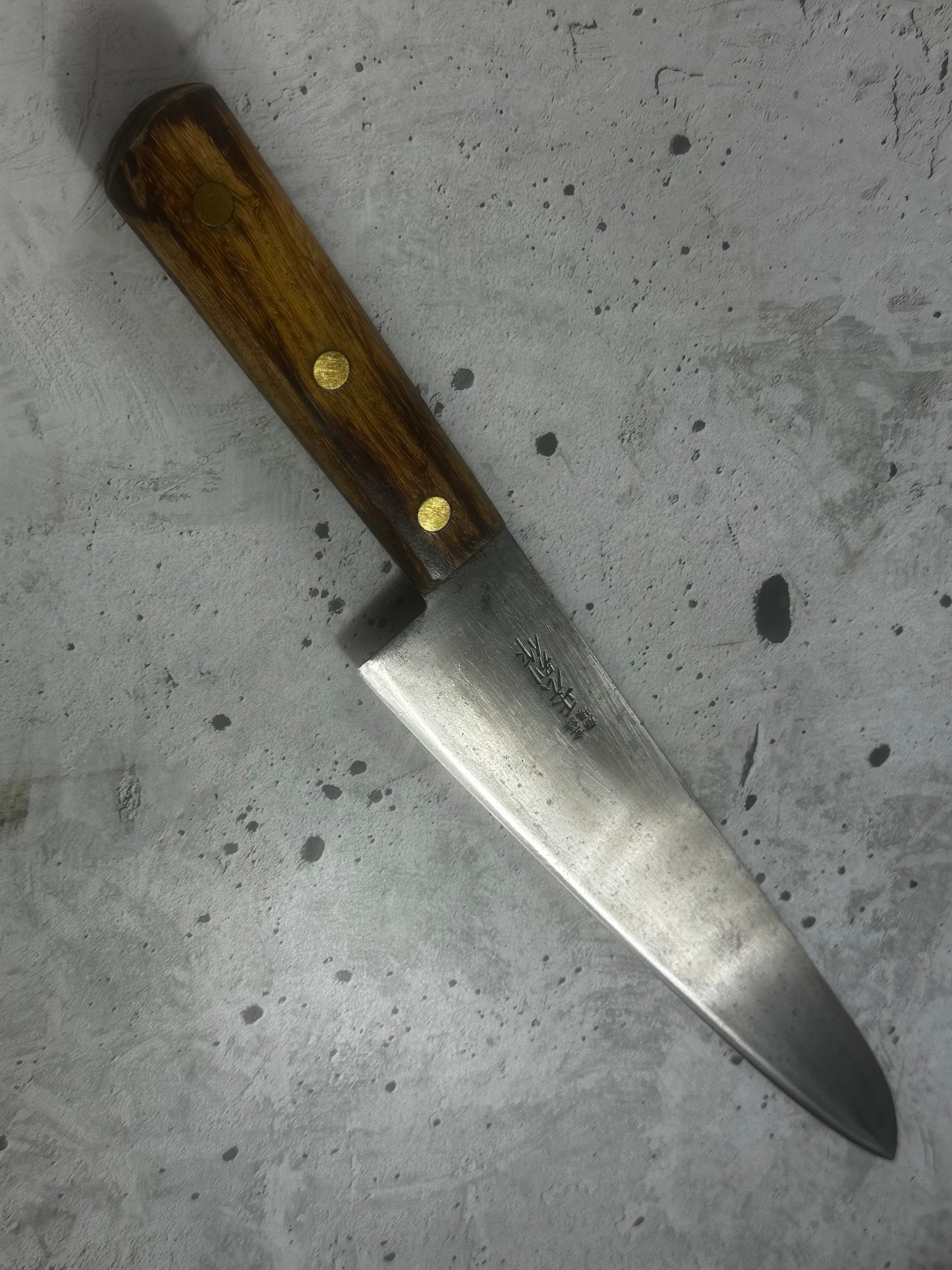 Vintage Japanese Gyuto Knife 270mm Carbon Steel  Made in Japan 2017