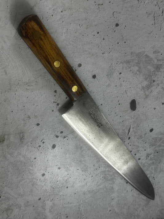Vintage Japanese Gyuto Knife 270mm Carbon Steel  Made in Japan 2017
