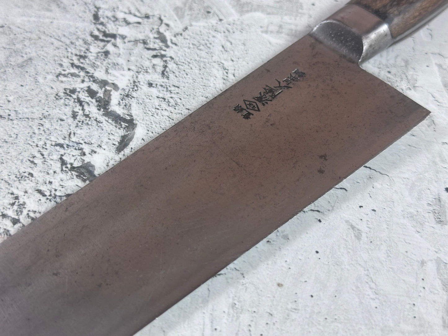 Vintage Gyuto Knife 320mm  Carbon Steel Made in Japan 2037