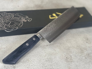 Masutani Kokuryu Usuba 160mm Blue Pakkawood Handle
