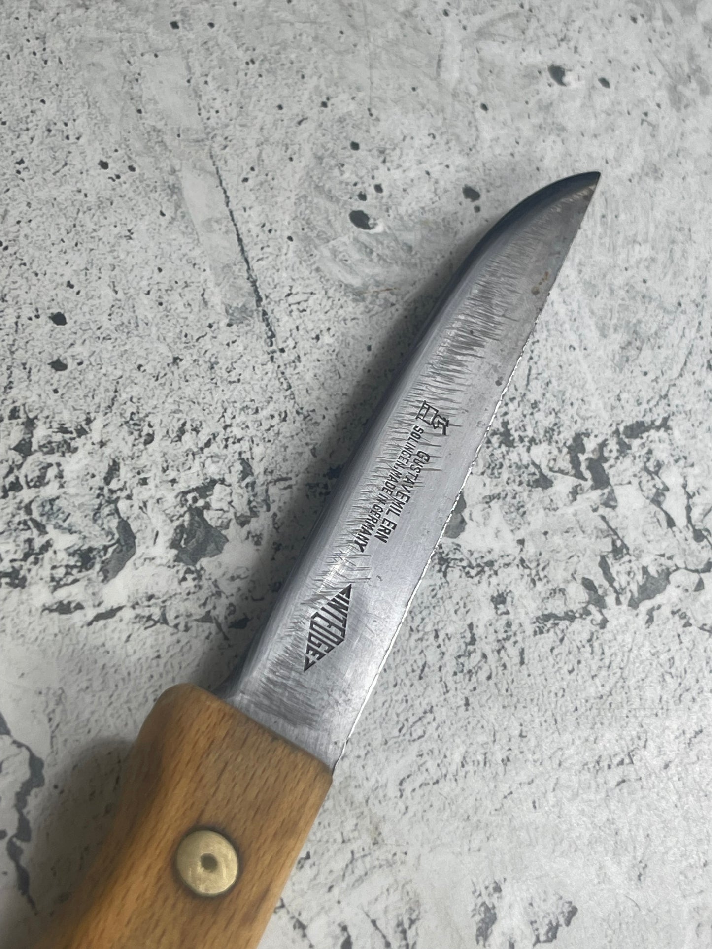 Vintage Gustav Emil Ern Boning Knife Carbon Steel 145mm Made in German 🇩🇪 1711
