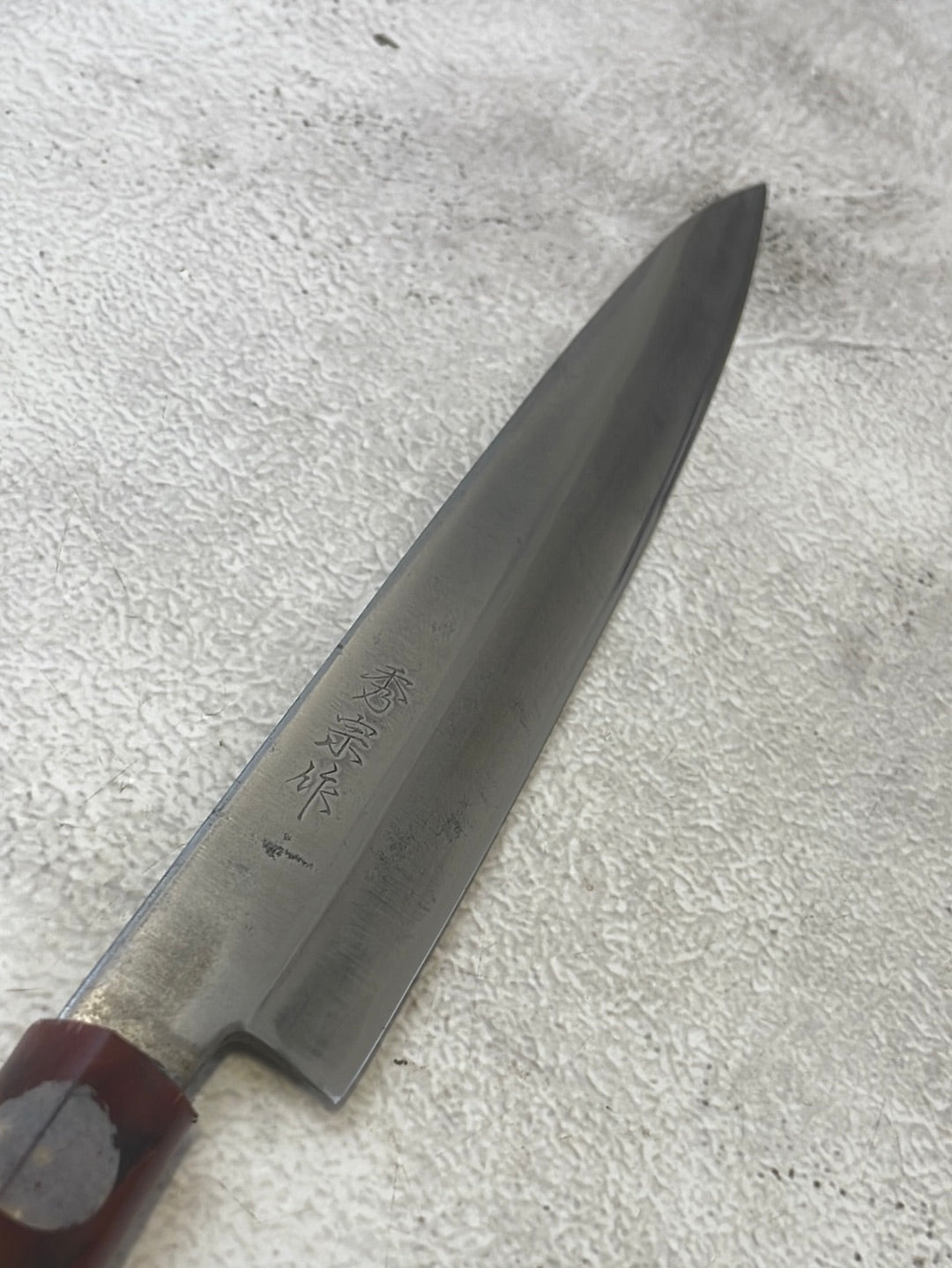 Vintage Japanese Yanagiba Knife 200mm Made in Japan 🇯🇵 Carbon Steel 1310