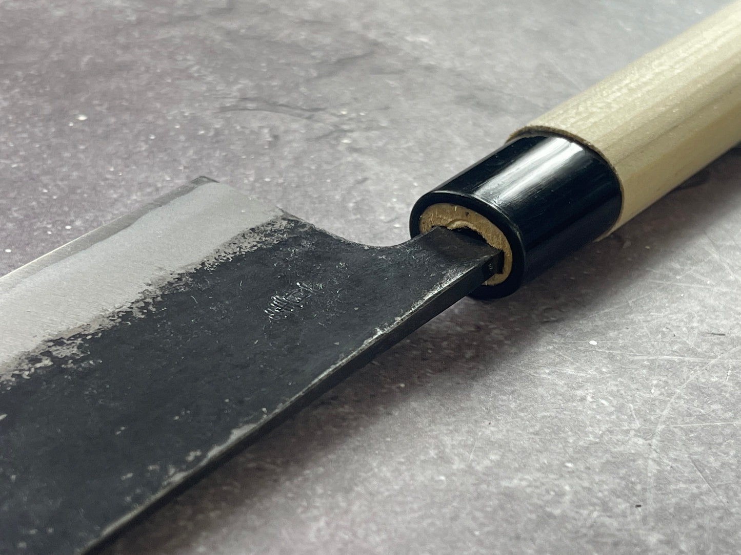 Murata Aogami Kurochi Finish Nakiri Knife 170mm - Made in Japan 🇯🇵