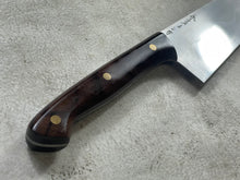 Load image into Gallery viewer, Keskin Migaki Full Tang Gyuto 210mm m Rosewwod &amp; Learher sheath