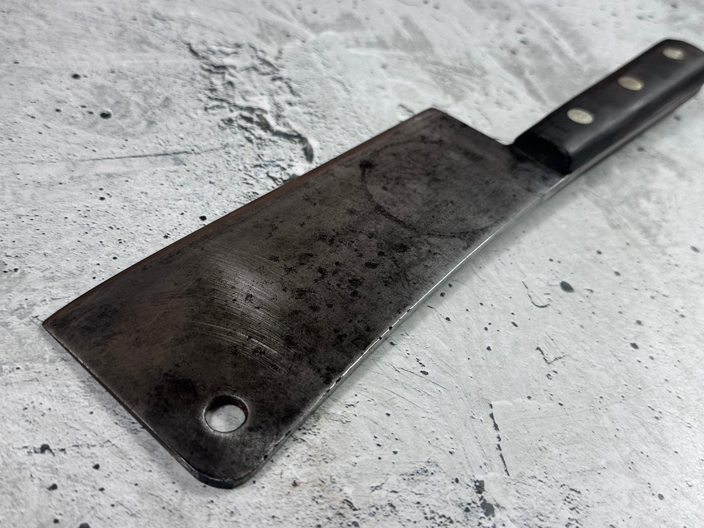 Vintage J.A. Henckels Twinworks Cleaver 180mm Carbon Steel Germany 2000