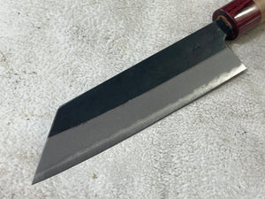 Muneishi Aogami 2 Iron Clad Kiritsuke 165mm Kurouchi Finish