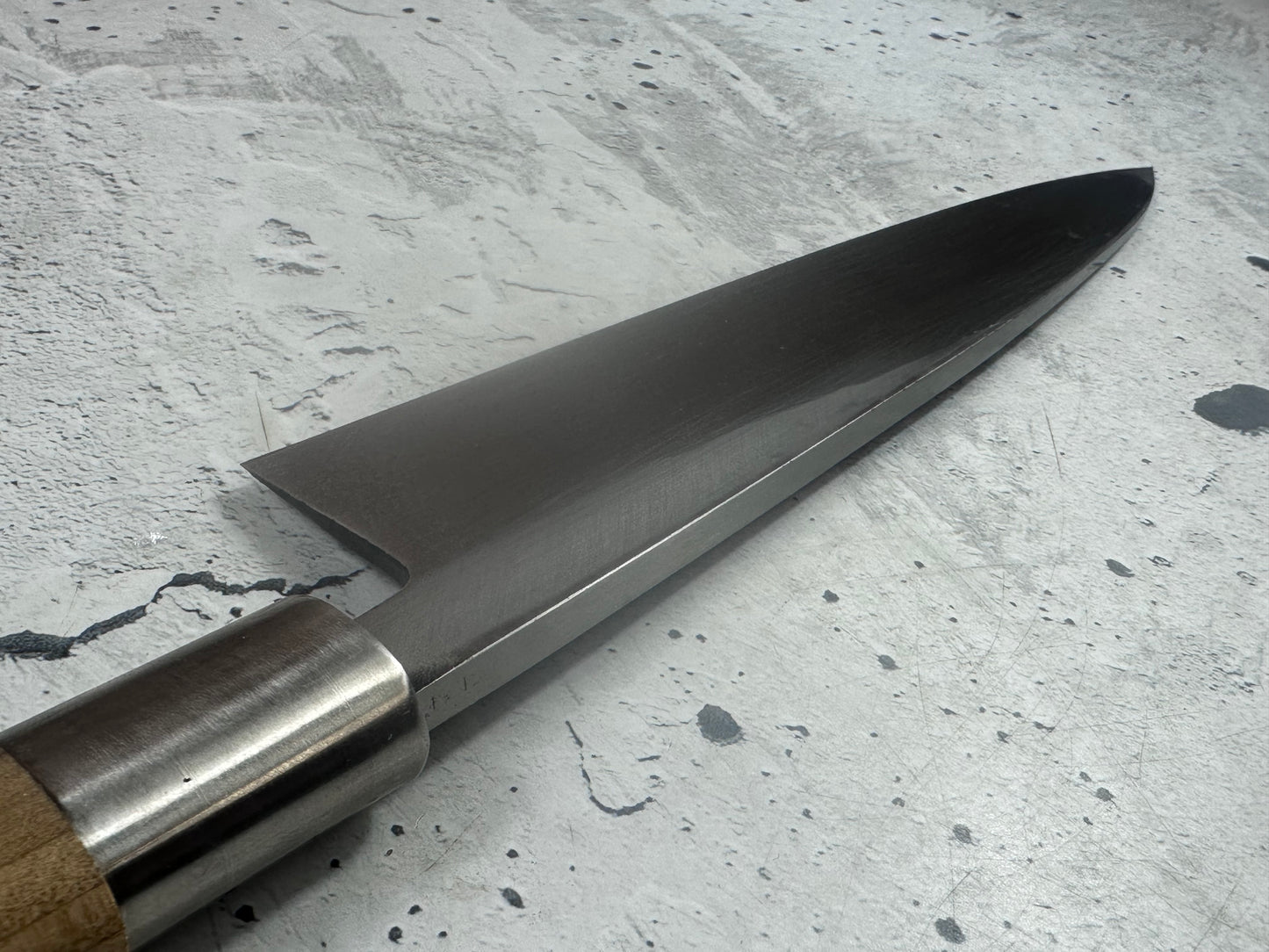 Vintage Sakai Bunkisaku Sashimi Knife 220mm Carbon Steel Wood Handle 2226
