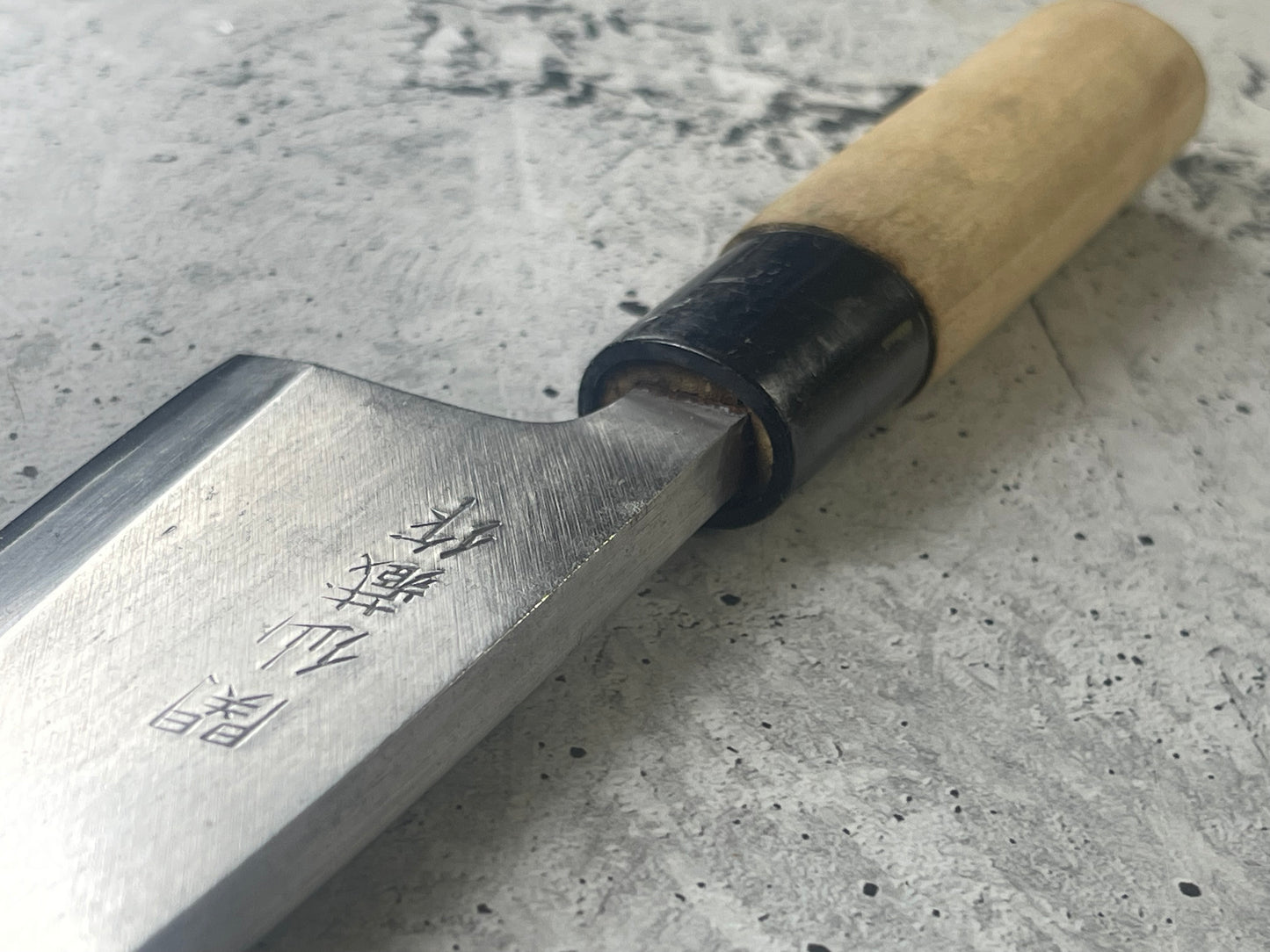 Vintage Japanese Deba Knife 150mm Made in Japan 🇯🇵 Carbon Steel 1754