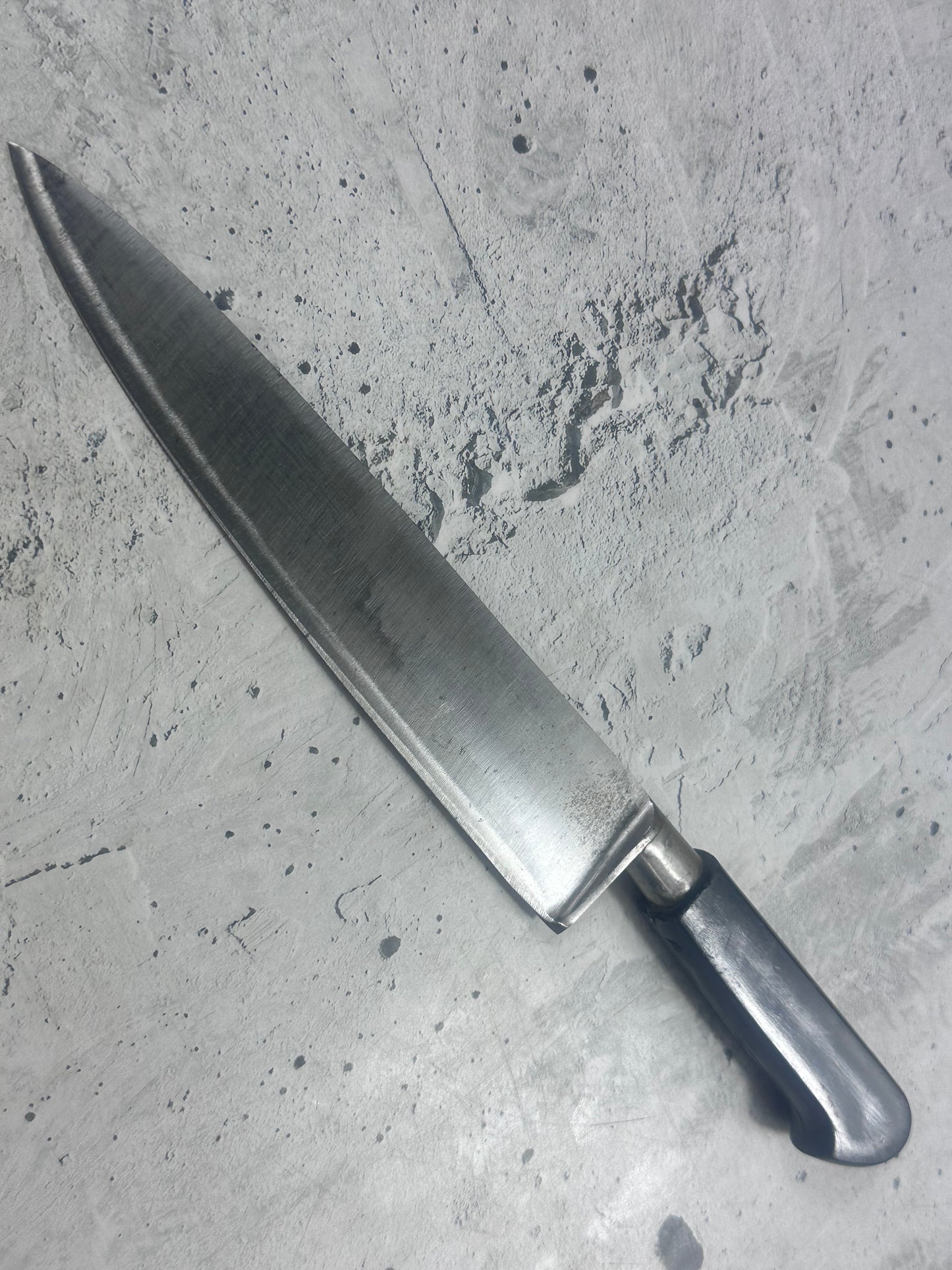 Vintage French Chef Knife 200mm High Carbon Steel Made in France 2123
