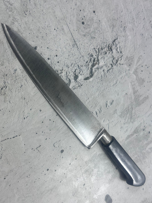 Vintage French Chef Knife 200mm High Carbon Steel Made in France 2123
