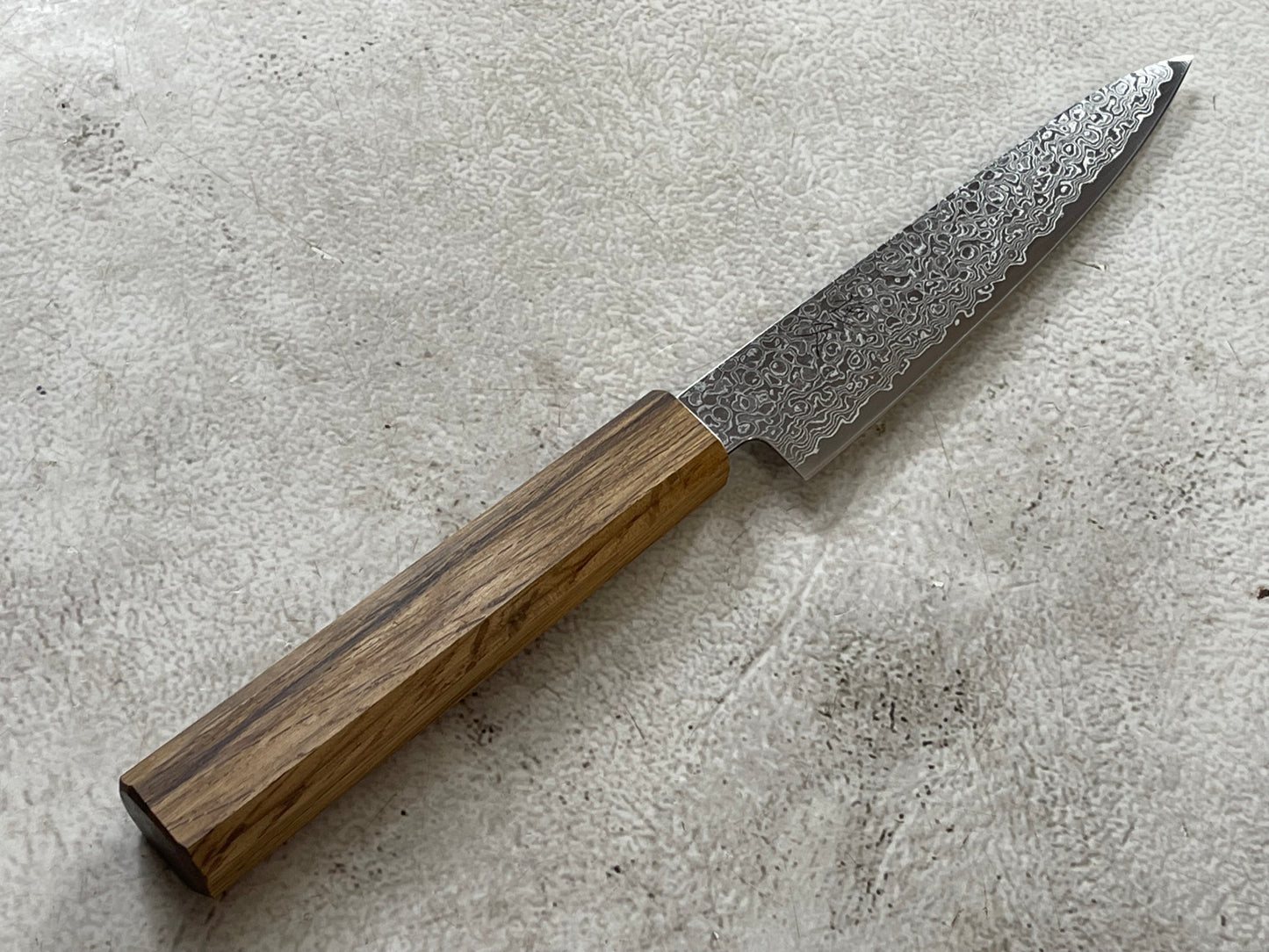Tsunehisa ZA18 Damascus Petty 135mm Oak Handle Made in Japan 🇯🇵