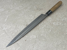 Load image into Gallery viewer, Vintage Japanese Yanagiba Knife 230mm Made in Japan 🇯🇵 Carbon Steel 1312