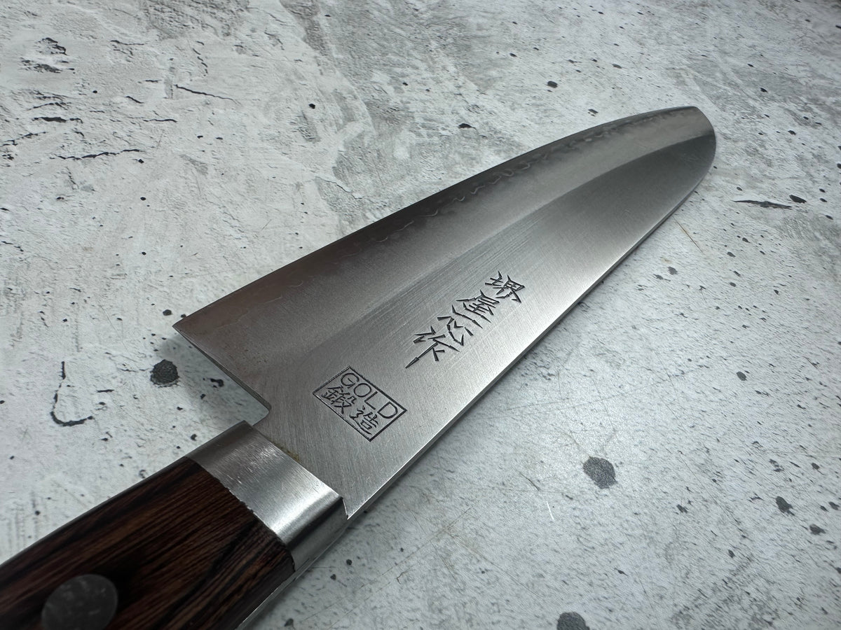 Vintage Sakai Sajiya Isshin Gyuto Knife 180mm Stainless Steel 2162