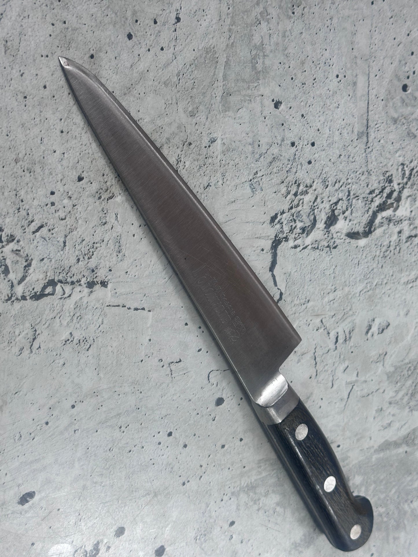 Vintage Japanese Hisamoto Gyuto Knife 190mm Inox Steel 2014