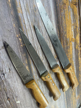 Load image into Gallery viewer, Vintage French Butcher Knife Set 4x Made in France 🇫🇷 1959