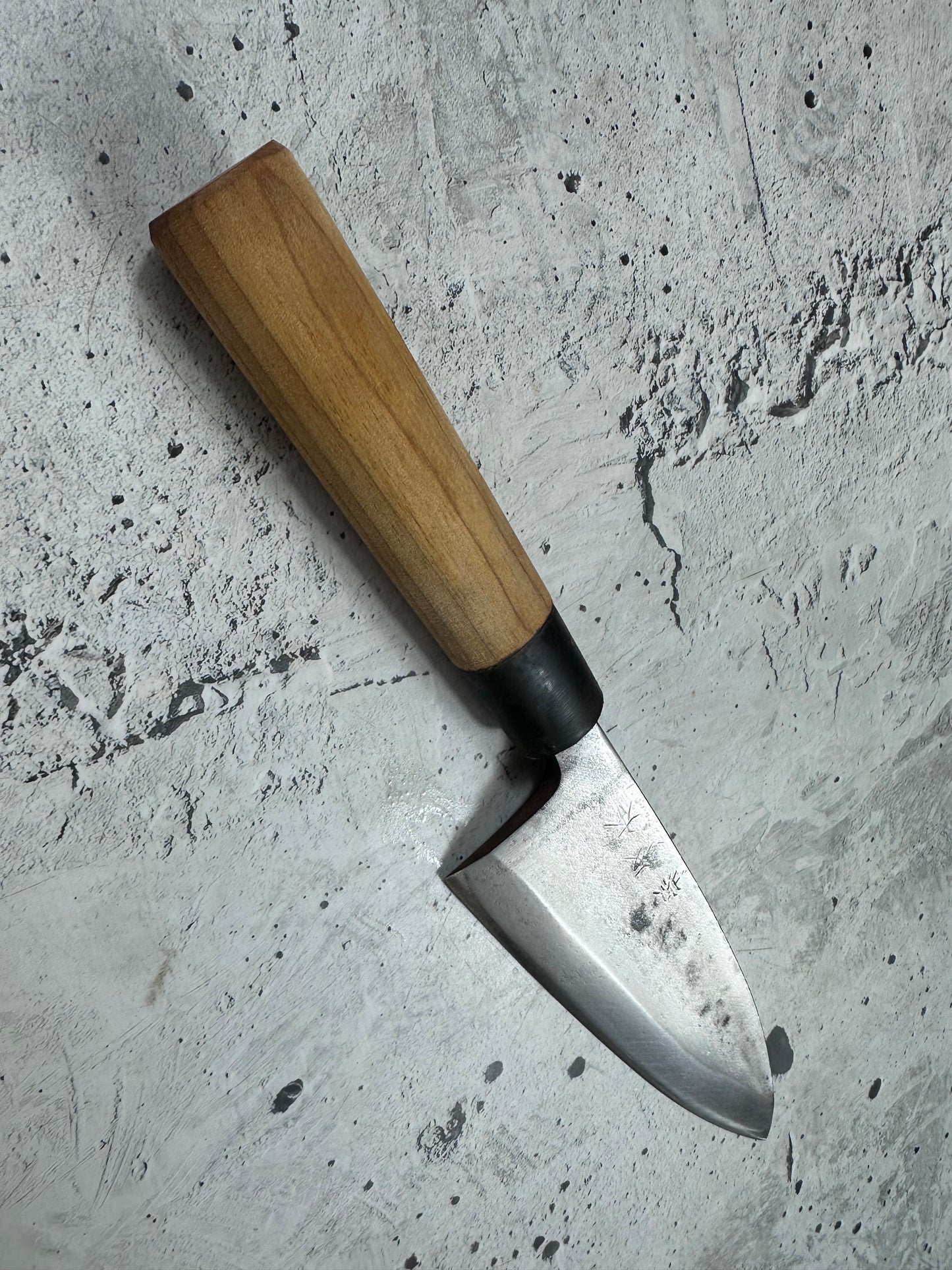 Vintage Sakai Sakamoto Deba Knife 170mm Carbon Steel 2145