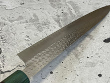 Load image into Gallery viewer, Yu Kurosaki  Suji(Sashimi) 270mm with Green-Ring Octagonal Handle