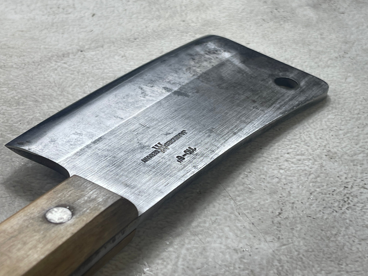 Vintage J. A. Henckles Twinworks Small Cleaver Knife 15cm Carbon Stell Made in German 🇩🇪 1953