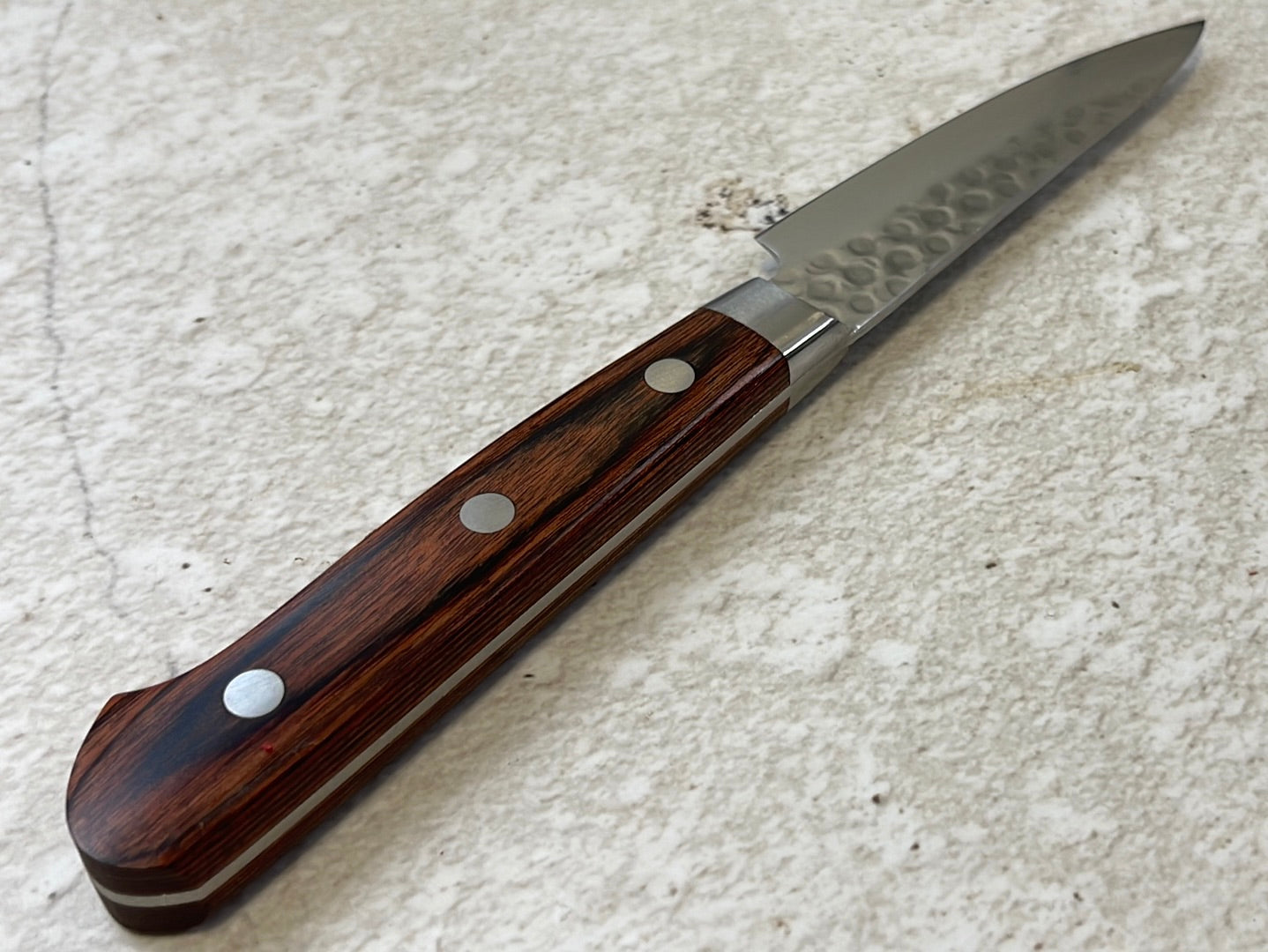 Tsunehisa VG10 Brown Pakka Petty 80mm - Made in Japan 🇯🇵