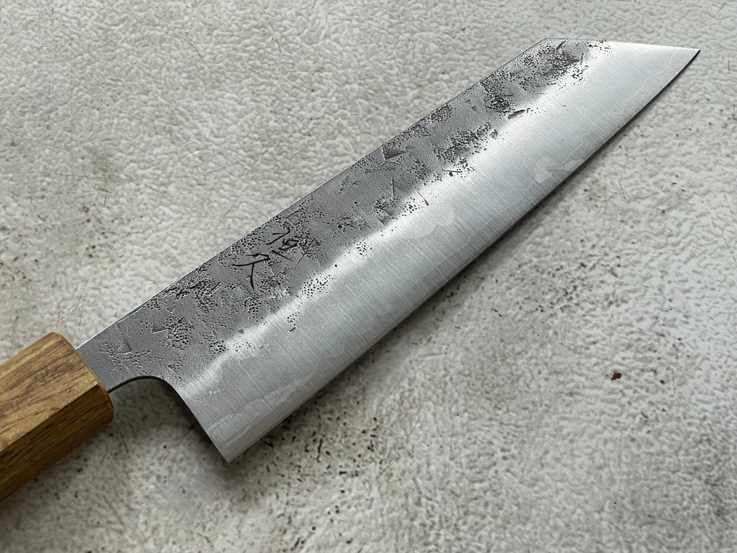 Tsunehisa SLD Washiji KOY Bunka Knife 170mm - Made in Japan 🇯🇵 Oak Yaki Handle