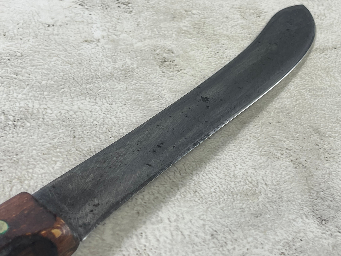 Vintage Gustav Emil Ern Butcher Machete Knife 315mm Made in Germany 🇩🇪 Cabon steel 1908