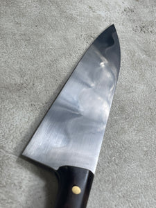 Keskin Migaki Full Tang Gyuto 210mm m Rosewwod & Learher sheath