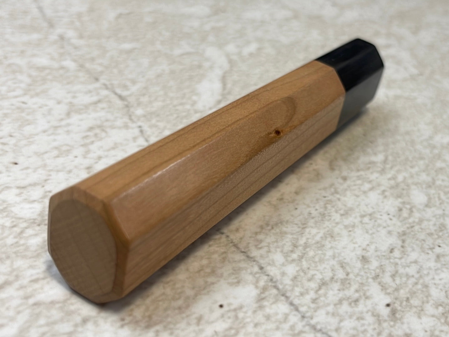Japanese Handle Cherry Black with Shitan Bolster Octagon Shape