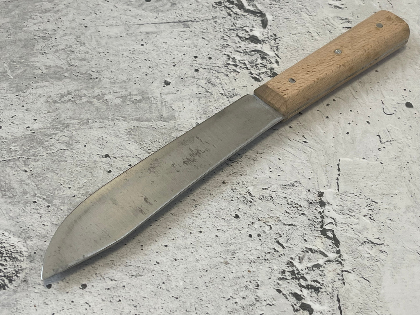 Vintage Ontario Butcher Knife 160mm High Carbon Steel Made in USA 🇺🇸 1496