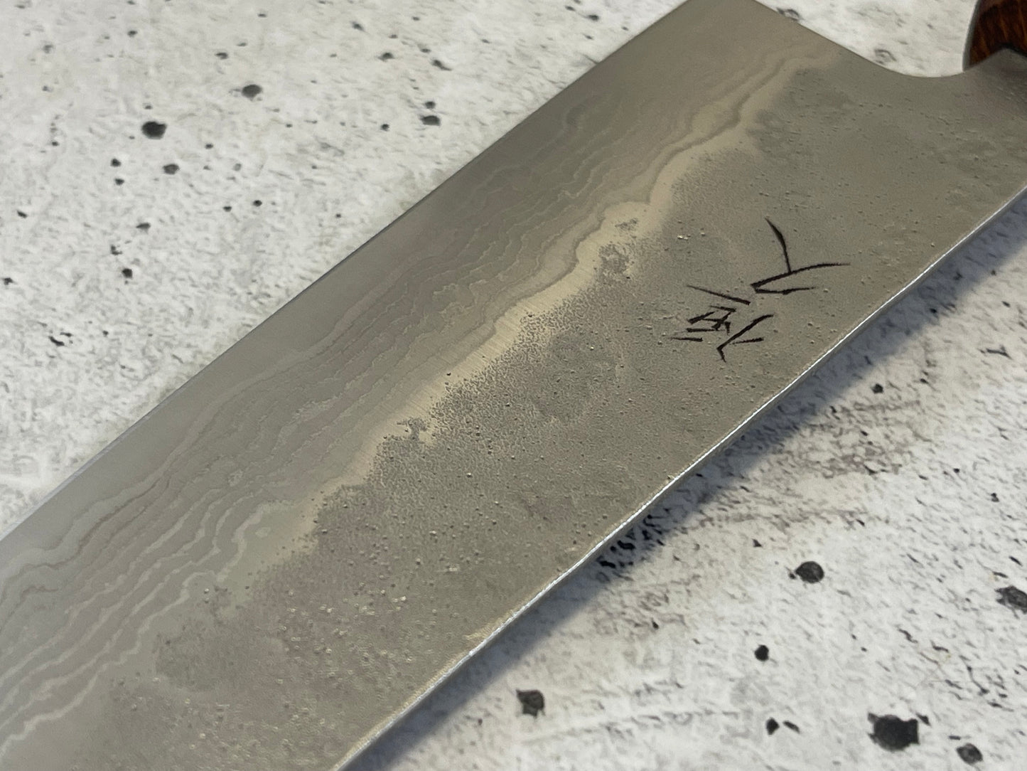 Tsunehisa 440c Damascus Nashiji Gyuto 180mm Oak Handle Made in Japan 🇯🇵