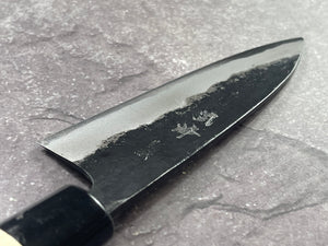 Murata Aogami Kurochi Finish Ko-Bocho Deba Knife 120mm - Made in Japan 🇯🇵