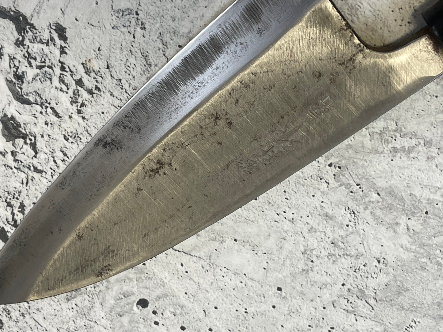 Vintage Japanese Deba Knife 170mm Made in Japan 🇯🇵 Carbon Steel 1517