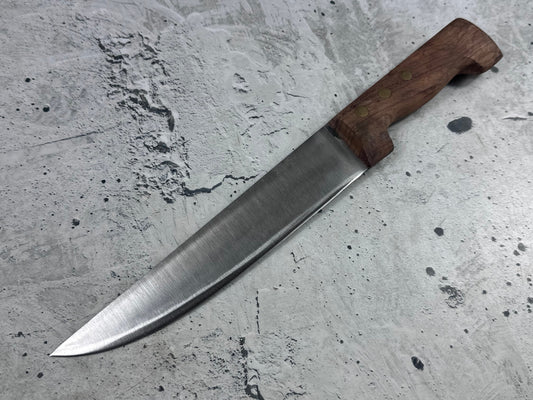 Vintage French Butcher Knife 200mm High Carbon Steel France 2039