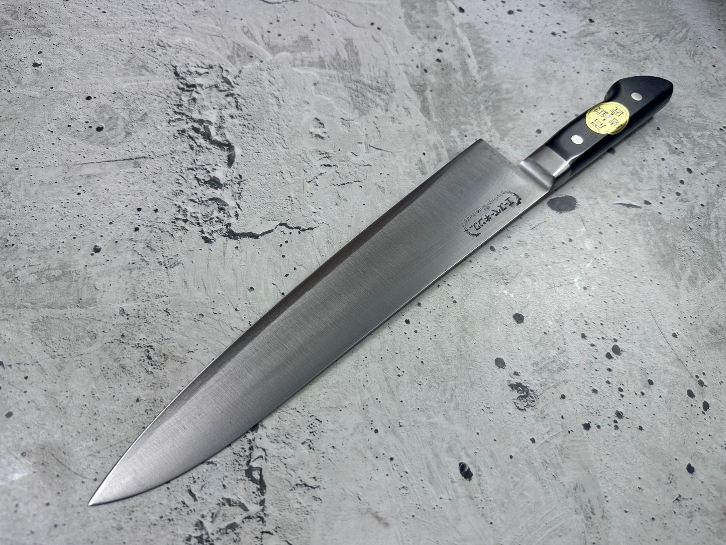 Vintage Ace Baking Gyuto Knife 270mm Carbon Steel Original Box 2138