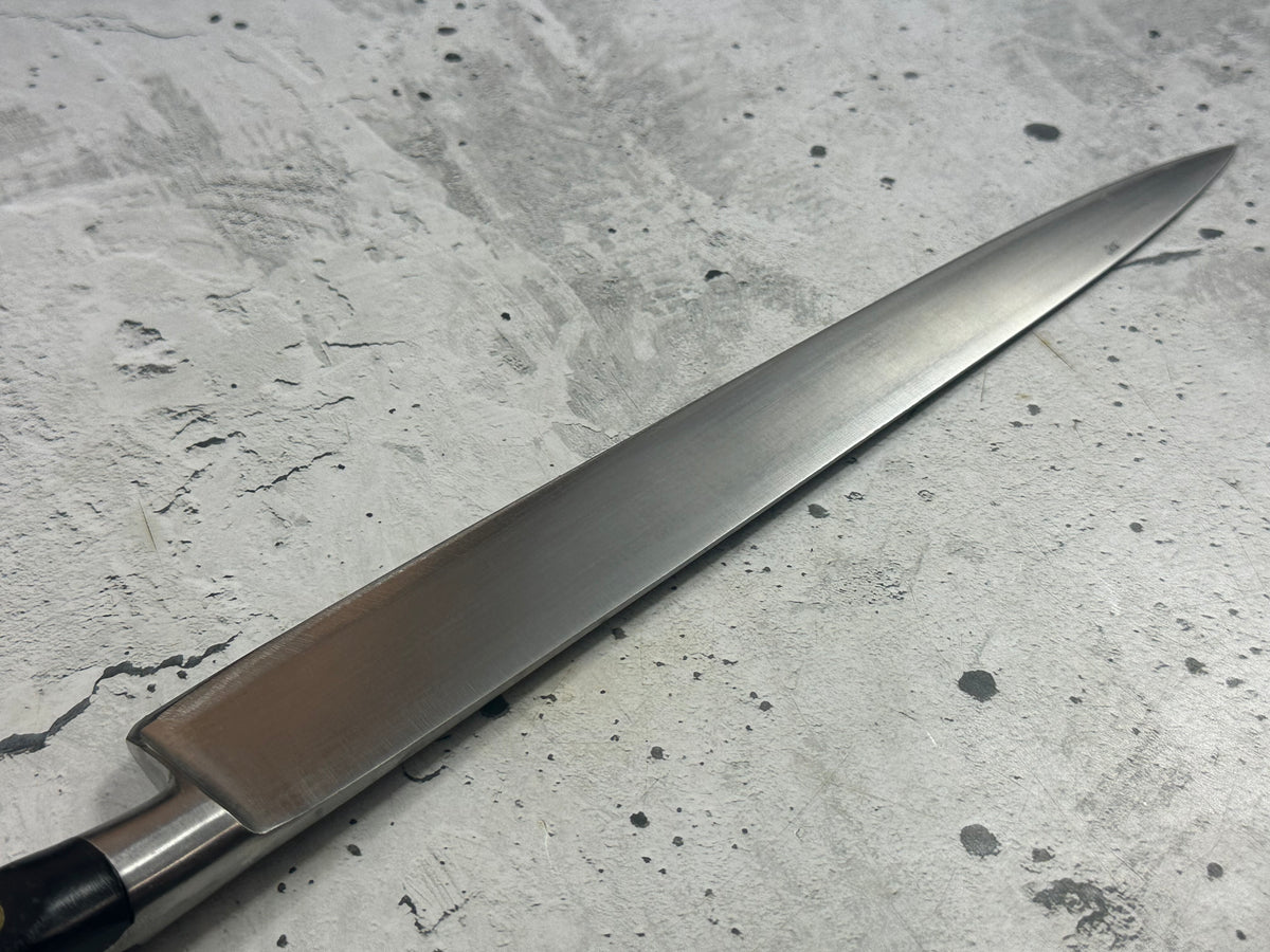 Vintage French Sabatier Slicing  Knife 220mm High Carbon Steel POM Handle  2271