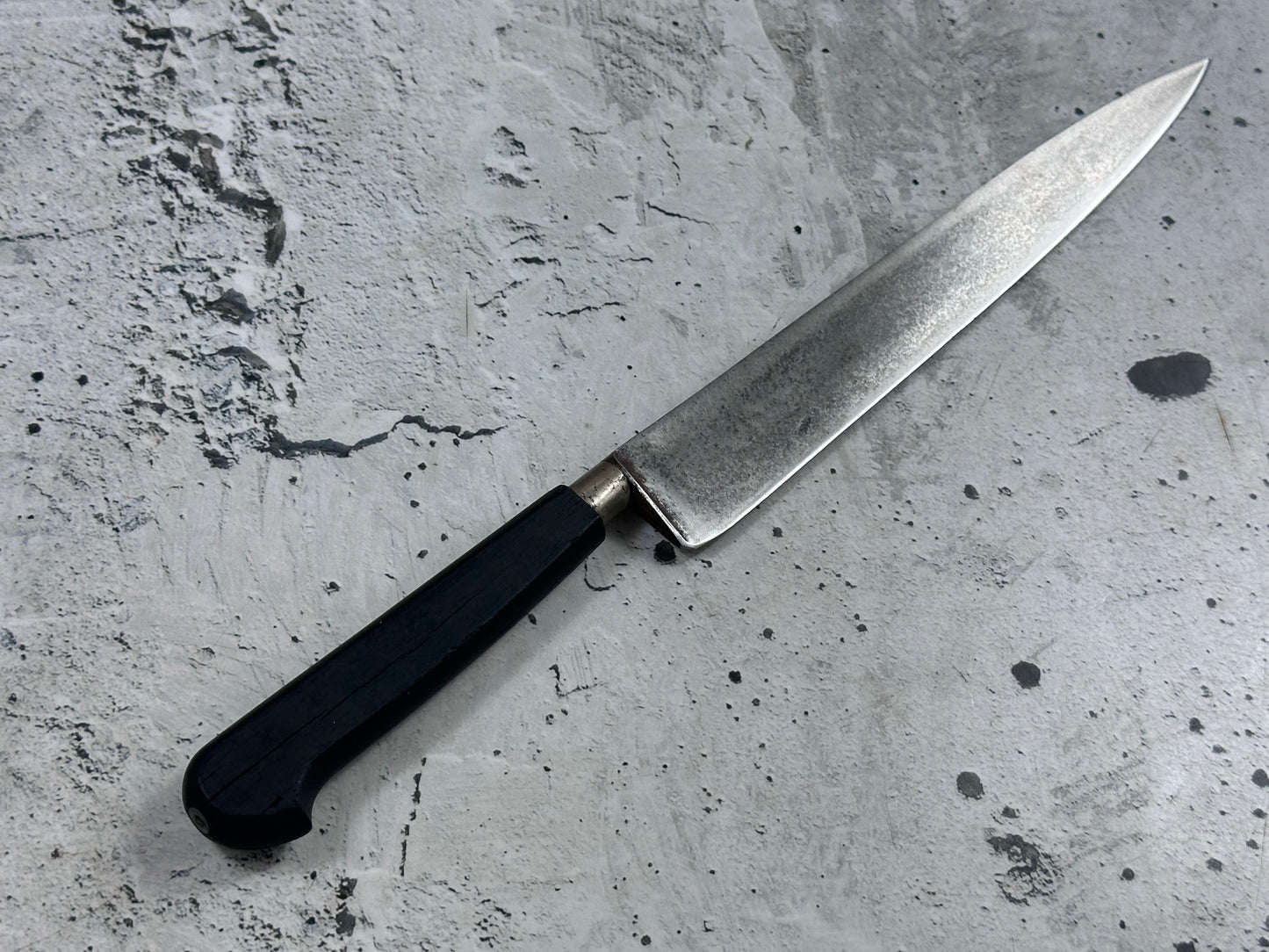 Vintage Sabatier Nogent Flexible Slicing Knife 200mm Carbon Steel 2183