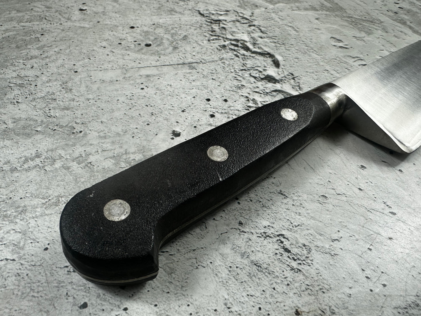 Vintage French Sabatier Chef Knife 250mm High Carbon Steel POM Handle 2246