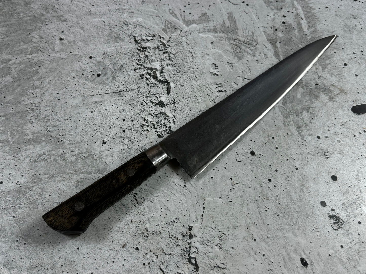 Vintage Japanese Gyuto Knife 250mm Carbon Steel  Made in Japan 2013