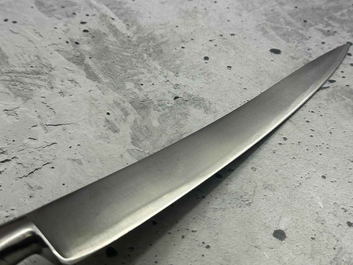 Vintage French Sabatier Slicing  Knife 220mm High Carbon Steel POM Handle  2271