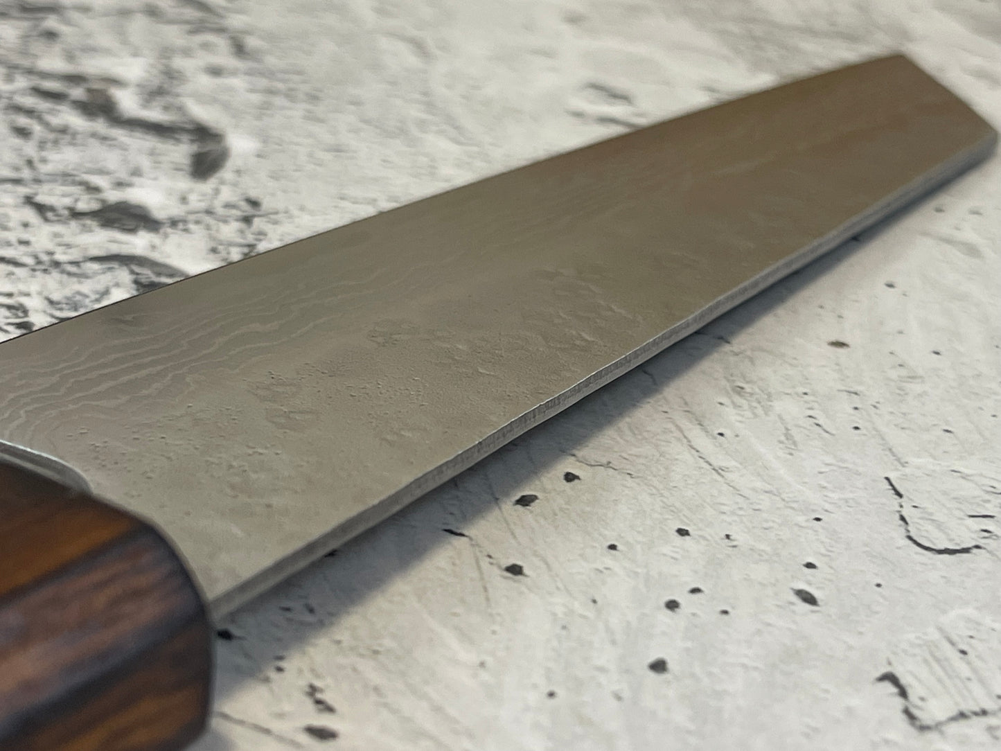 Tsunehisa 440c Damascus Nashiji Bunka 175mm Oak Handle Made in Japan 🇯🇵